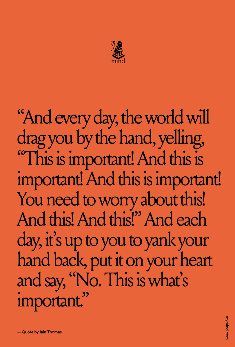 A reminder.

Create your own peace of mind.