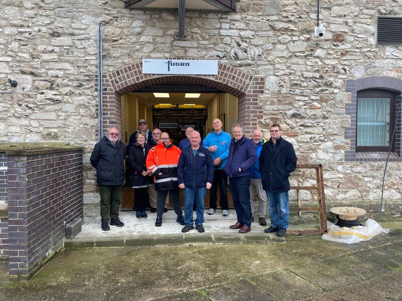 NauticalInstSW's tweet photo. The Nautical Institute South West of England Branch members had an excellent day out today at @Turnchapel with tours of companies working at the cutting edge of #maritime technology in #Plymouth Thank you to the teams at Turnchapel Wharf, @fugro and @ThalesUK https://t.co/JVeOTUSul2