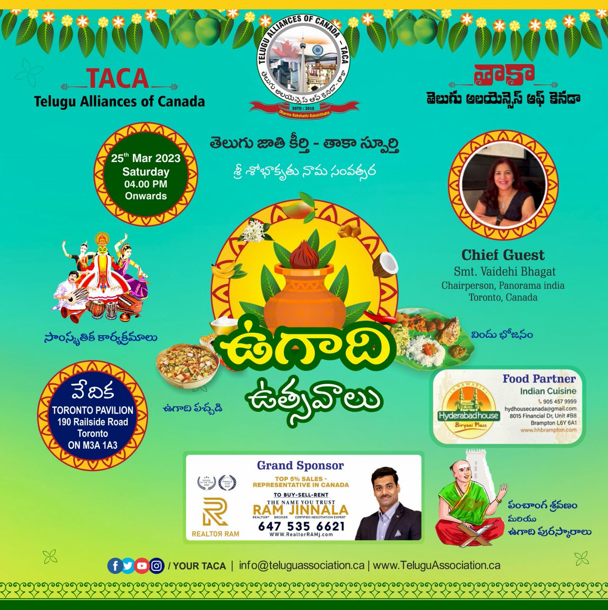 TACA - Telugu Alliances of Canada tweet media