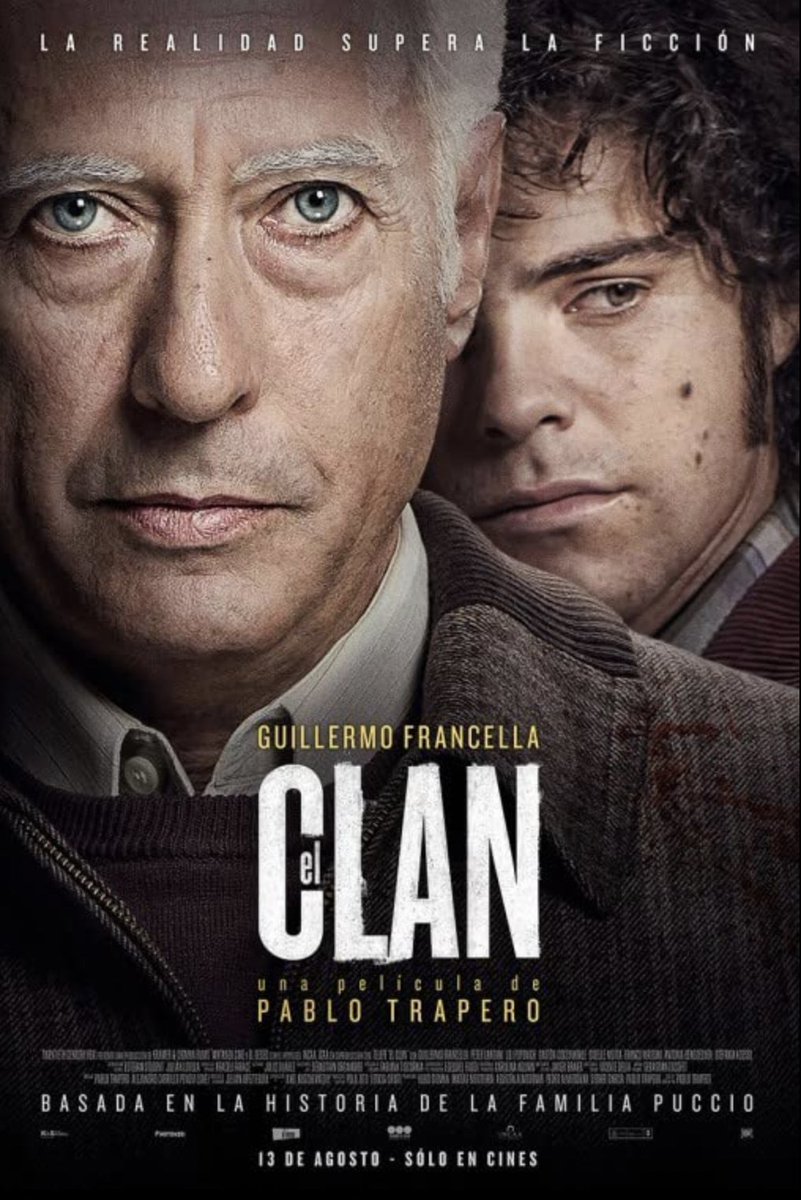 netflikx000's tweet photo. The Clan
فيلم جريمة أرجنتيني رهيب مبني على قصة حقيقية لعائلة شهيرة كانت تعيش على خطف وقتل الناس في الثمانينات
#جيناكم_بالخير #سعودي_آيدول https://t.co/kt22LhiOOE