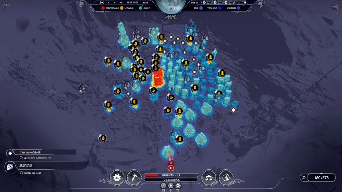 _idonteventwt's tweet photo. @11bitstudios @AMDGaming First encounter with the storm. I already loved the resource allocation whilst managing hope/discontent, but it gets absolutely crazy. My initial impressions of it being a chill &amp; relaxing game was blown away, literally, by a bloody snow storm! So dramatic. Loved it! #heartbit https://t.co/VBz0X45MD7