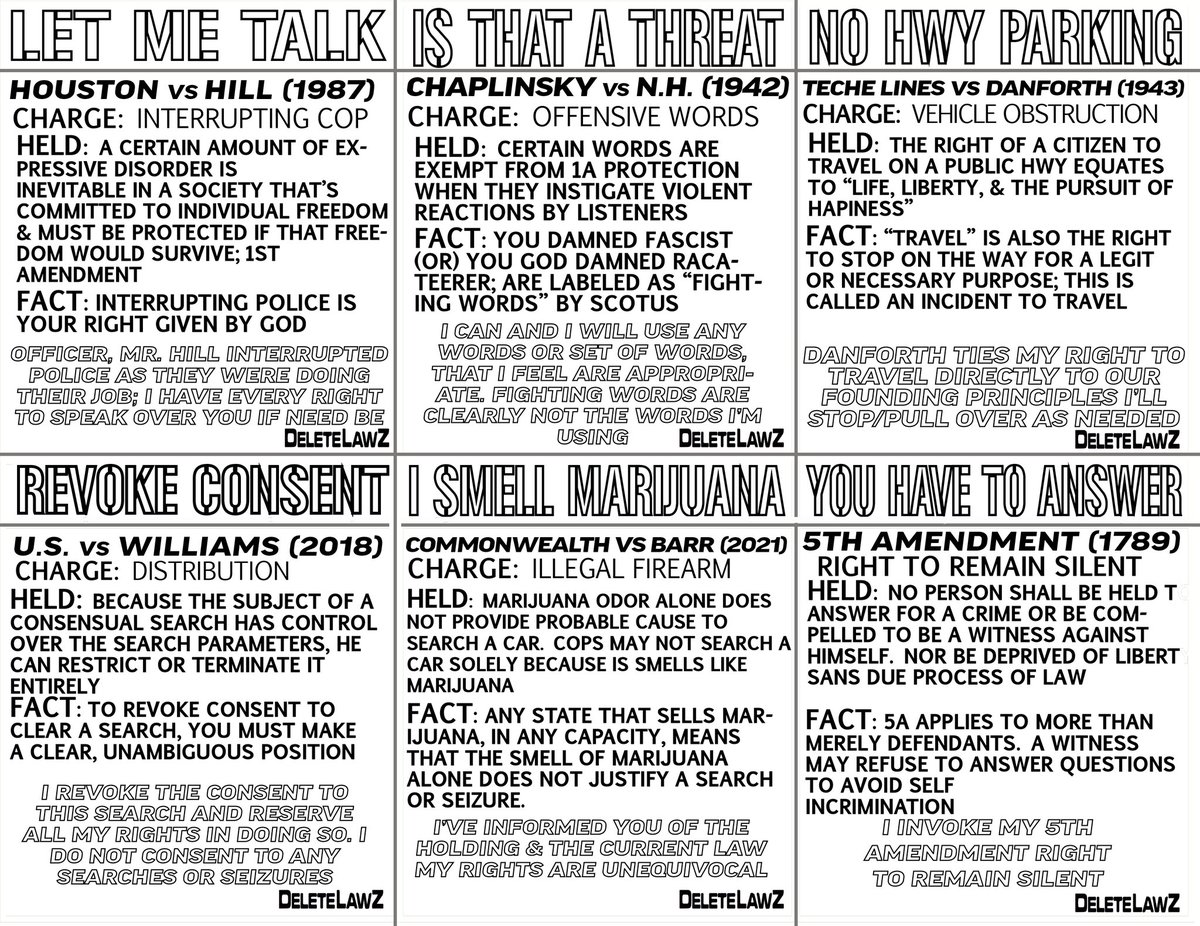 jose_delete's tweet photo. Get your free tri-fold here. Print one out today so you can get laughed at by police that pull you over.

*USE AT YOUR OWN RISK* I am not responsible for giggling, broken windows, and extra tickets for violations found while using it.
@DeletelawZ @DeleteLawzClips #otvo #bluelives https://t.co/TtFHw32WzE