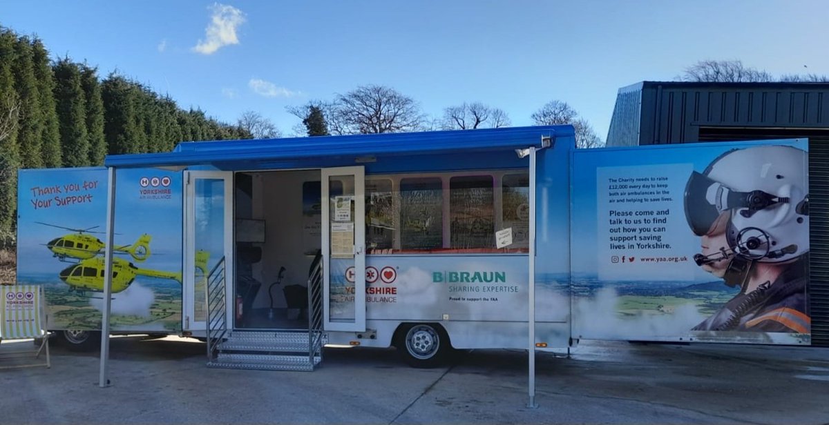 YAATeamSouth's tweet photo. Tomorrow we will be in Barnsley Town centre with our promotional vehicle taking part in the Joined Forces day organised by @BarnsleyCouncil If you see us (it's hard to miss us!) Please do come and say hello. 
#barnsleyisbrill #yorkshireairambulance https://t.co/9VlfSkCzPC