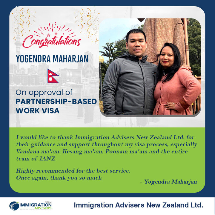 nz_visa_adviser's tweet photo. π³πΏ #PartnershipBased #WorkVisa #APPROVED!
π Congratulatons Yogendra Maharjan!
ππ» Contact us- https://t.co/OuvE6Q7Eeq
#Testimonials #Review #NewZealand #PBWV #ViralPost #ImmigrationAdvisers #ClientReview #Nepal #Customer #VandanaRai #PartnerinNZ #Spouse #Partnershipbasedworkvisa https://t.co/vMilCpFn2t
