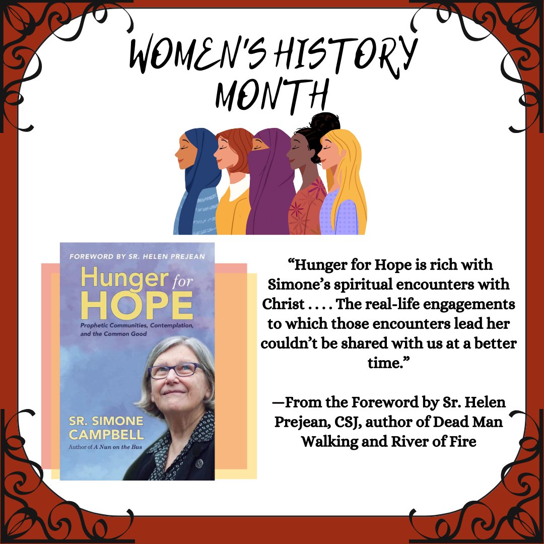 OrbisBooks's tweet photo. One of the organizers of the "Nuns on the Bus" campaign shows how faith supports action in a world in great need of both.
#womenshistorymonth #womenempowerment #womensupportingwomen #women #womenshistory #womensday #whm #girlpower #womeninhistory #womensrights #simonecampbell https://t.co/21GyuCX2Ca