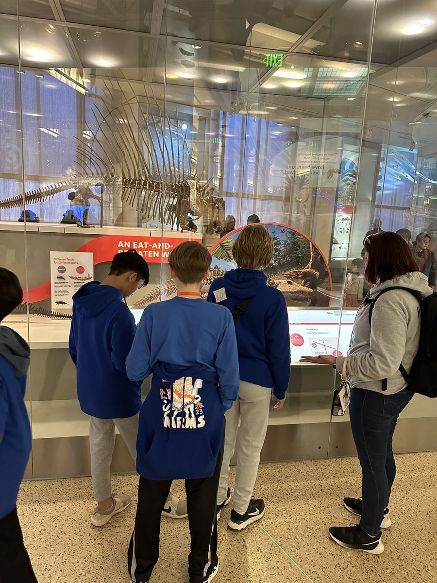 mrs_malady's tweet photo. Dr. Hamilton just can’t stop herself from teaching at the Museum of Natural History. #dcmavs2023 https://t.co/K6nWY6ncIT