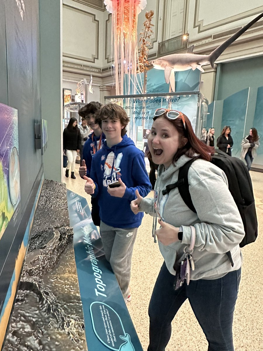 mrs_malady's tweet photo. Dr. Hamilton just can’t stop herself from teaching at the Museum of Natural History. #dcmavs2023 https://t.co/K6nWY6ncIT