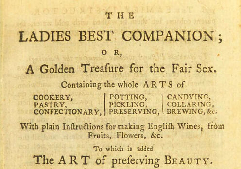 TheRegencyCook's tweet photo. "Here Cooks may learn with wondrous Ease,
The longing Appetite to please;
The Art of Beauty how to reach,
By skilful Methods too we teach;
The fair who with our Rules comply
May catch the Heart, &amp; charm the Eye"

From Amelia Chambers 1800
Ladies Best Companion

I'm sold. Are you? https://t.co/0jCN3d1gDW