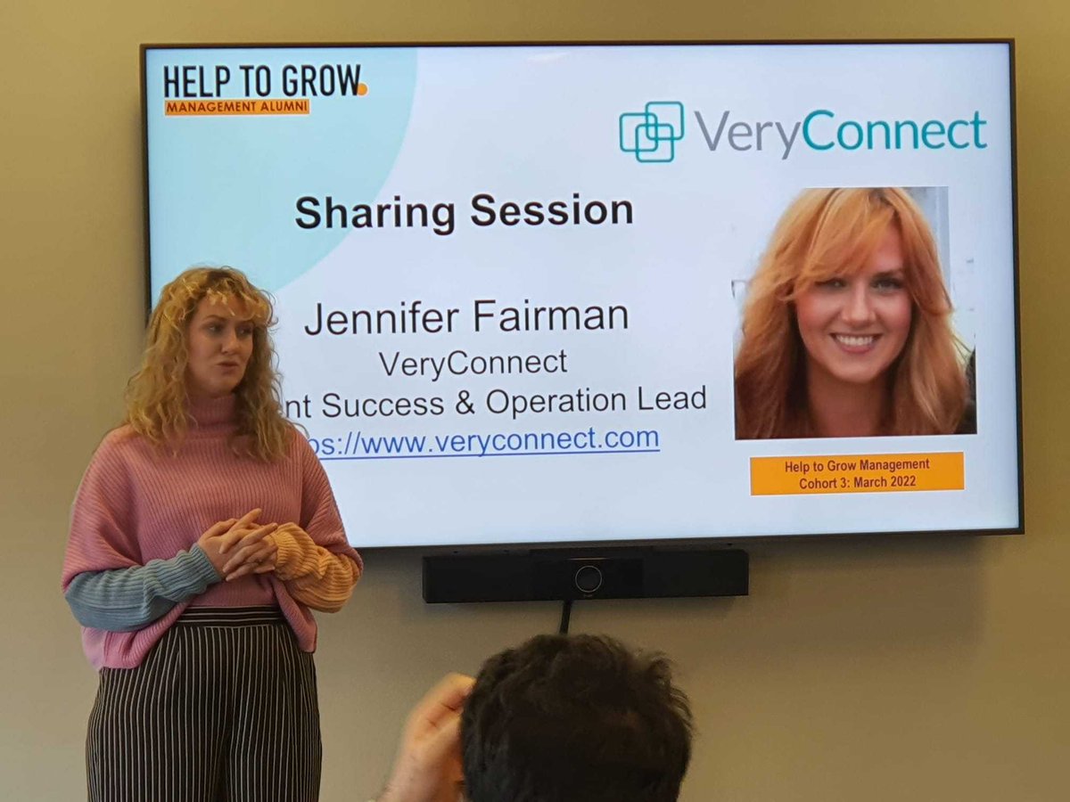 veryconnect's tweet photo. Last week, @StirManSchool hosted their latest alumni event for the #HelpToGrow: Management Course.

Our Client Success and Ops Lead Jennifer was one of the guest speakers, sharing her experiences since completing the course. 

It was great event and we enjoyed to be part of it! https://t.co/32ZAUDKaXm