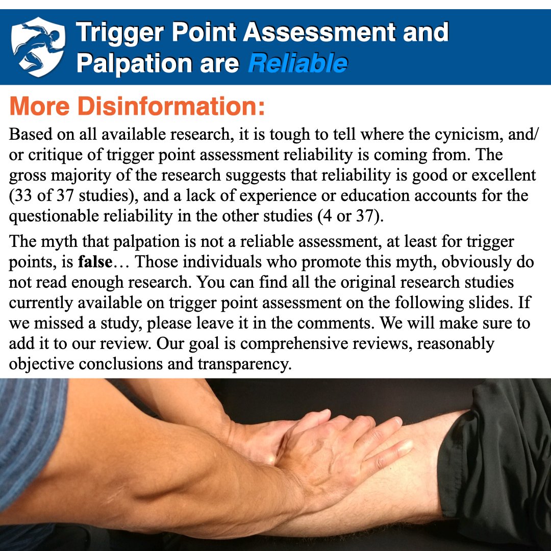 BrookbushInst's tweet photo. 🔴 Trigger Point Assessment and Palpation are Reliable
🤓 For more from the CEC approved course “Trigger Point Assessment (and Palpation)”:
Go to 👉 https://t.co/HsadwIYlkn
#brookbushinstitute #palpation #triggerpoints #triggerpointrelease #triggerpointtherapy #musclerelease https://t.co/IAKdT3wIgt