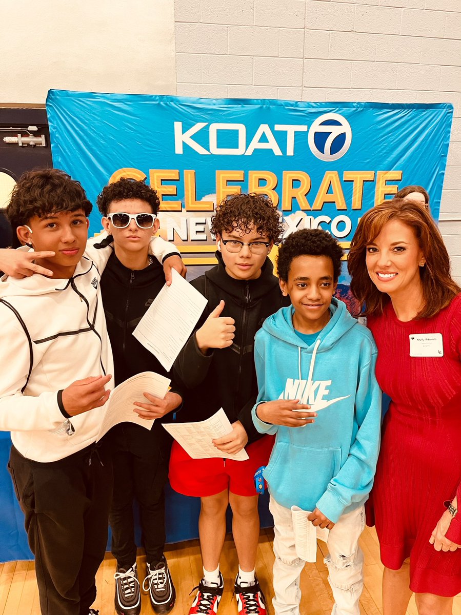 Great fun at La Cueva Career Day meeting so many students this morning! #newmexico