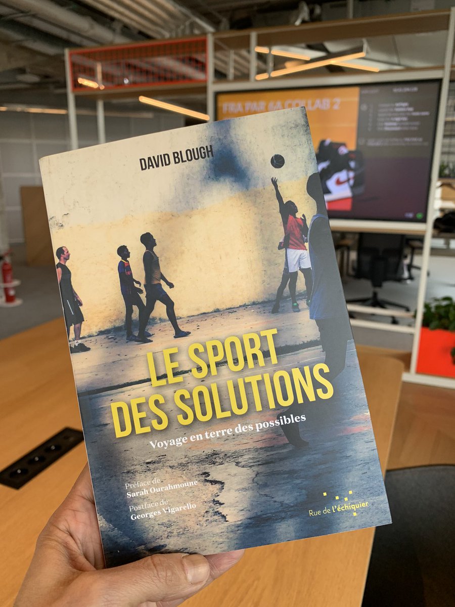 Quand le sport change des vies… merci @BloughDavid pour ce voyage plein d’espoir, d’innovations, de solutions 🙌🏼
Tres fière d’avoir écrit la préface de ce précieux livre. Merci pour ta confiance 🙃 #educationparlesport #lesportdessolutions #leSportChangeDesVies