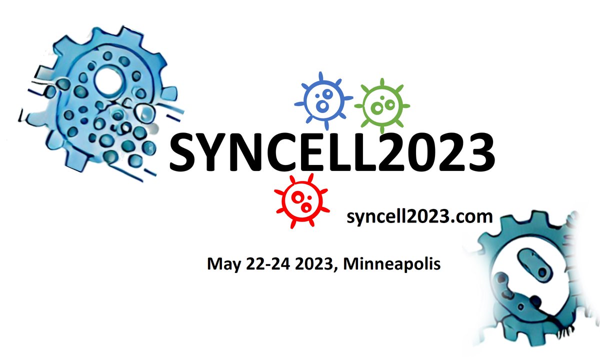 Two weeks left to register to give a talk at SynCell2023, International Conference on Engineering Synthetic Cells and Organelles
syncell2023.com

Come join the biggest synthetic cell engineering meeting!
#synbio #AcademicTwitter
