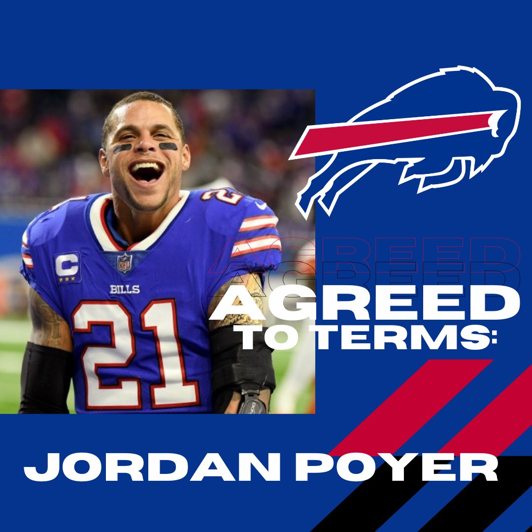 🚨The Buffalo Bills and Jordan Poyer have come to an agreement on a 2-year deal.
#thefootballwave #tfw #fyp #foryoupage #football #nfl #women #sports #womeninsports #teams #americanfootball #nflnews #footballnews #newpost #womenexcellence #share #buffalo #bills #buffalobills