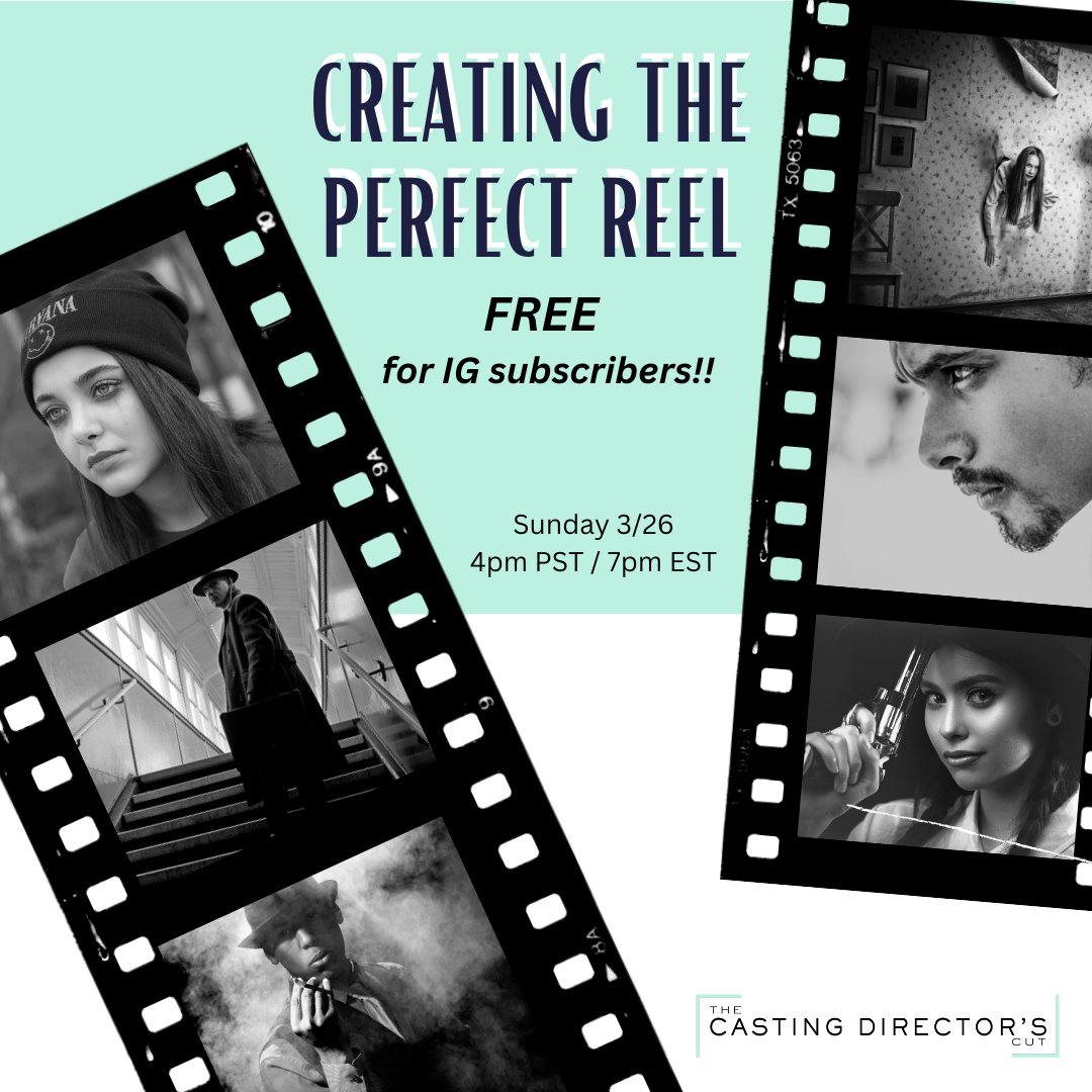 TCDCofficial's tweet photo. 🚨 ICYMI 🚨
Creating The Perfect Reel: an interactive webinar that dives into actor demo reels is F-R-E-E for all subscribers this month!

𝙔𝙞𝙥𝙚𝙚!!

Check out our Instagram for more information!

#themoreyouknow #thecastingdirectorscut #alwayslearning #actorslife https://t.co/62trPcJ0O1
