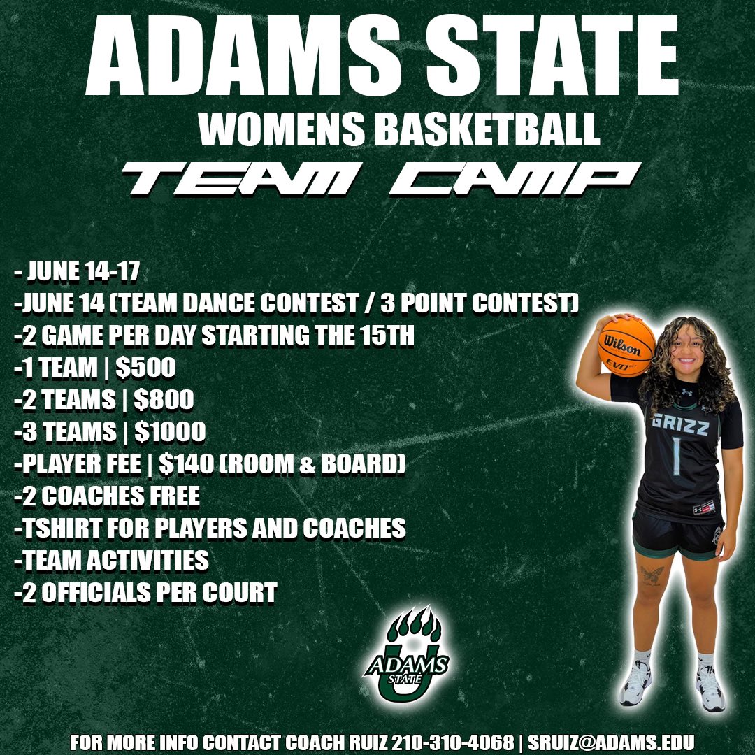 Team Camp Registration is officially open!! 

Click the link below to get your team registered! 

asuwomensbasketballcamps.com/index.cfm