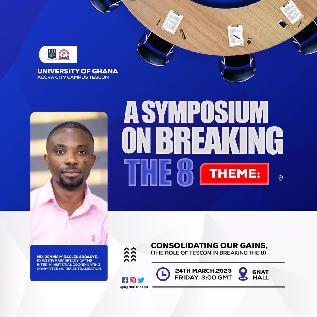 UGACC_Tescon's tweet photo. Join us on the 24th March at the GNAT HALL. https://t.co/aEnMJpn21X