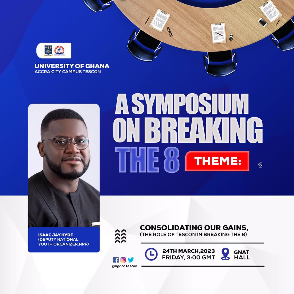 UGACC_Tescon's tweet photo. Join us on the 24th March at the GNAT HALL. https://t.co/aEnMJpn21X