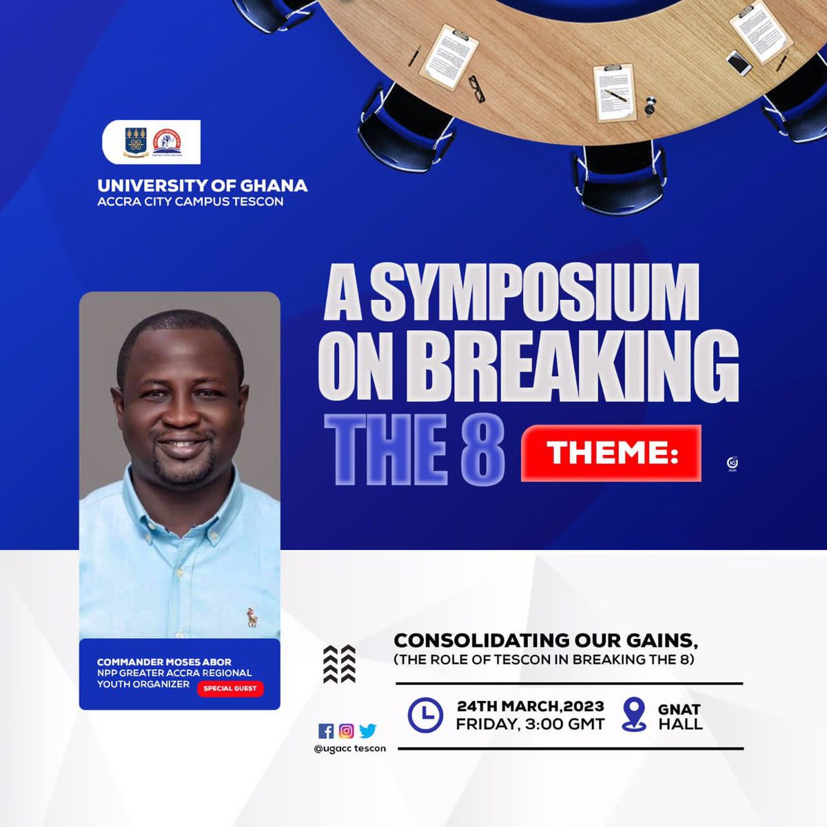 UGACC_Tescon's tweet photo. Join us on the 24th March at the GNAT HALL. https://t.co/aEnMJpn21X