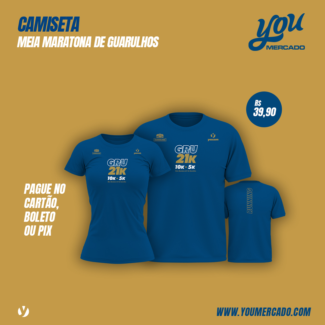 yescom's tweet image. Camiseta Meia Maratona de Guarulhos
Pague no cartão, boleto ou PIX.

youmercado.com

#youmercado #comprejá #meiadeguarulhos
Produto Oficial Yescom Maiores do Brasil
Código: KS8GAVAG3-E3VLBM0WA
Consulte formas de pagamento e taxas de entrega na lojadomania.com.br