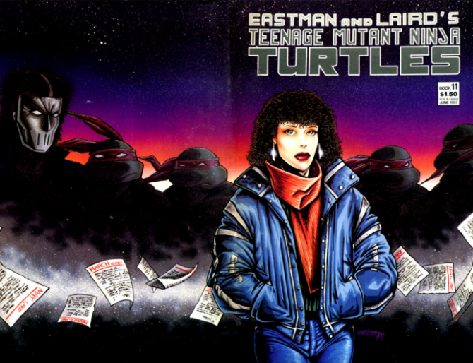 tcsbighead's tweet photo. To all you April O'Neil "purists", this is the original design from Eastman and Laird, published in 1984. Check your fury about her current incarnation. You're risking coming off as a different kind of "ist". 
#mutantayhem #TMNTMutantMayhem #AprilOneil #RiseoftheTMNT #velma https://t.co/n3aMKvZngb