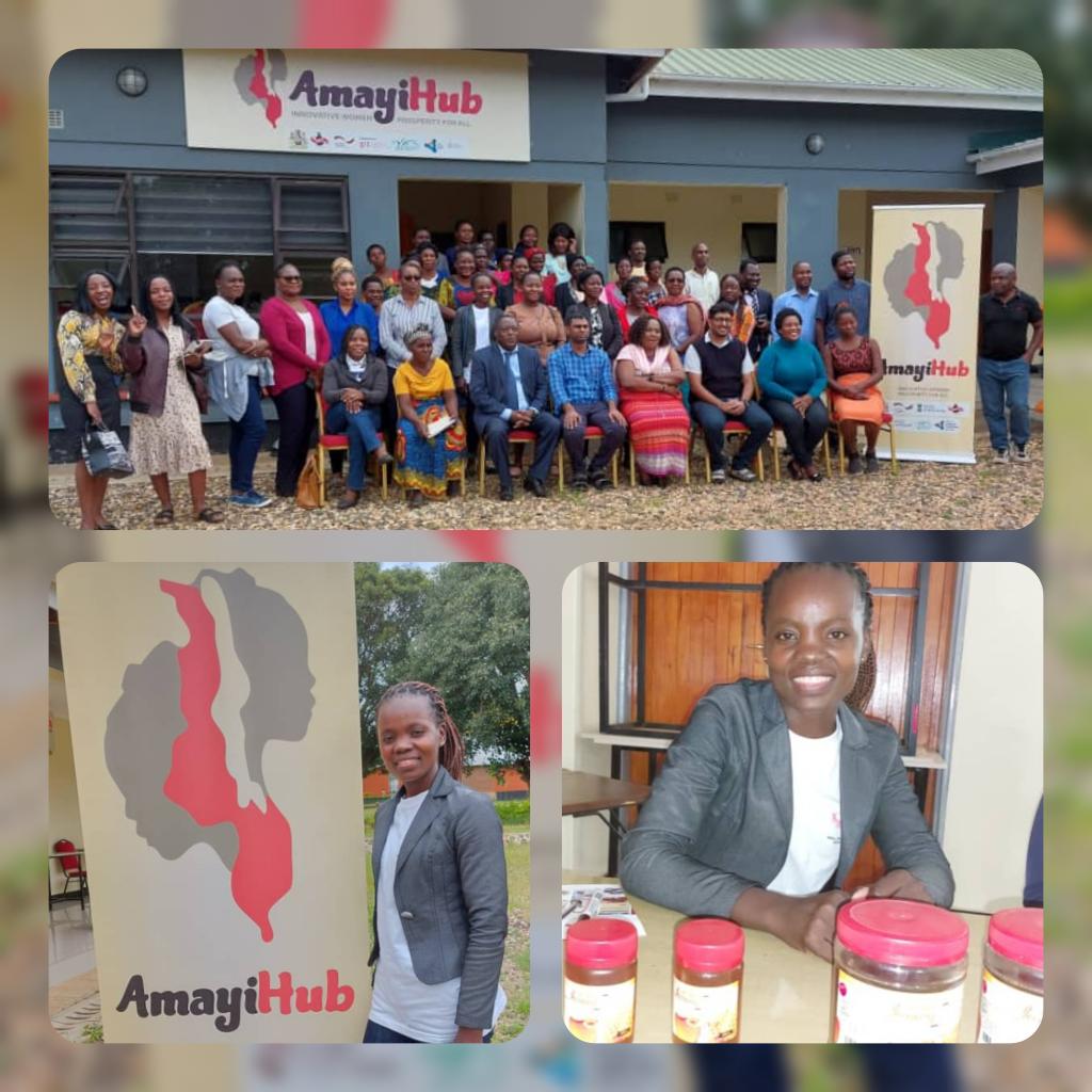AlexFarringt22's tweet photo. Meet Temwa from Temwanani Agri-Foods. #Malawi 🇲🇼 #Germany 🇲🇼 and #India 🇮🇳 are implementing the #triangular #cooperation for #women ♀️ #entrepreneurs. #Outcome: 55 #women trained over the past 6 months and the #amayi #training centre set up. @giz_gmbh @BMZ_Bund @BaerbelKofler https://t.co/YVpXGaLlCP