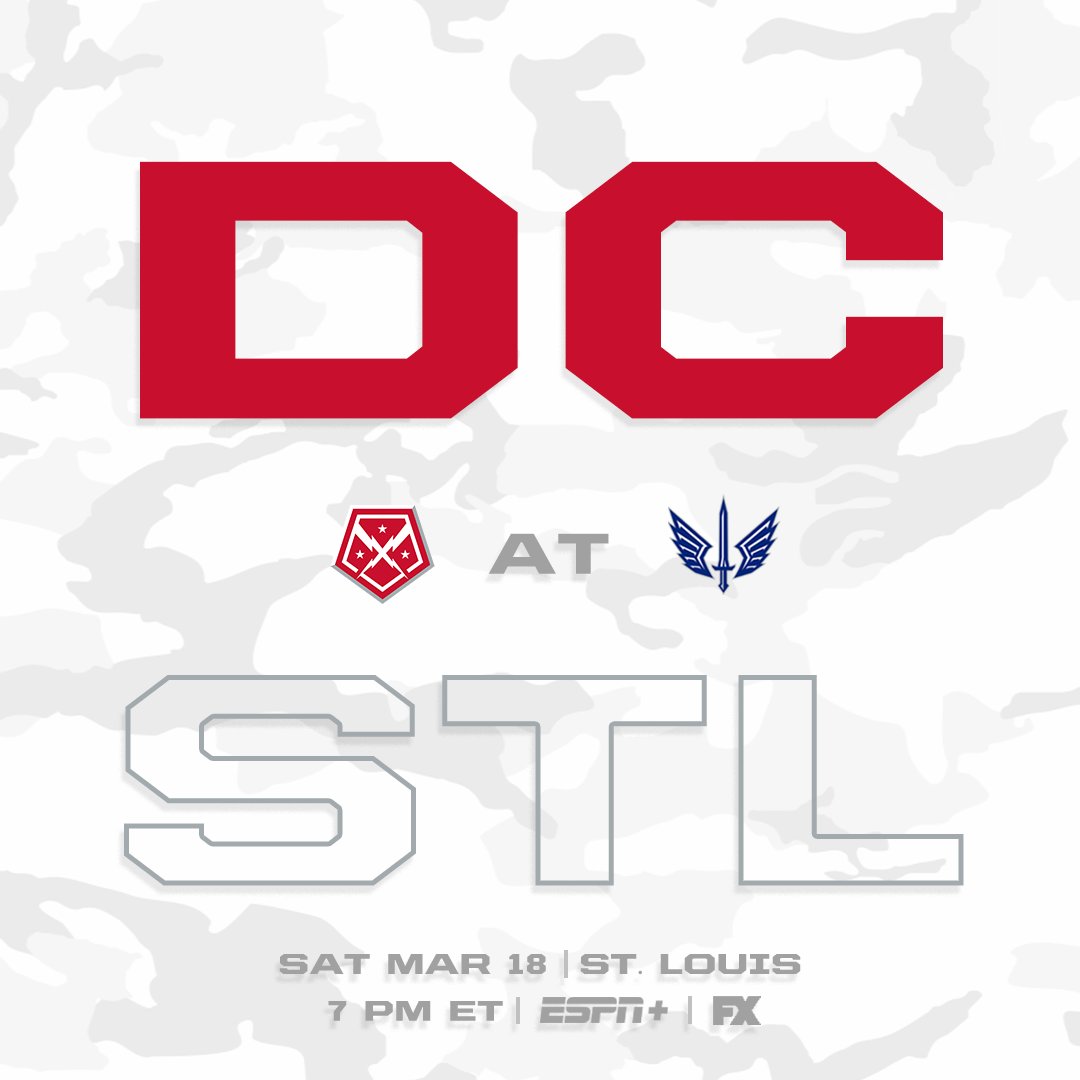 UFLDefenders's tweet photo. Week 5. At St. Louis. Let's get it. 🫡

#DefendDC | #XFL2023 https://t.co/XSfU7qMu8k