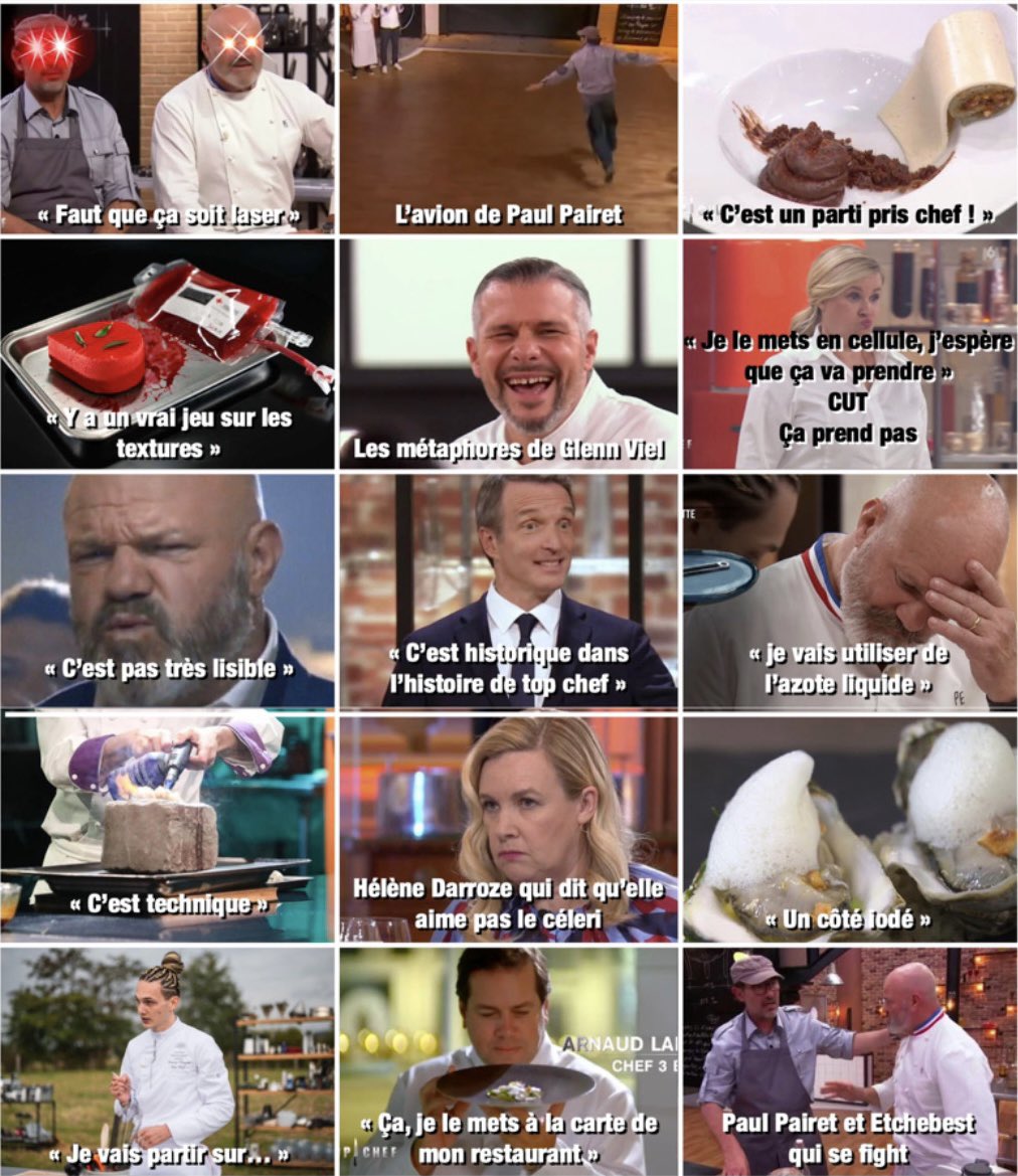 MagaudGarance's tweet photo. À vos bingo Top Chef épisode 3 🔪🔪🔪
#TopChef #TopChef2023 #BingoTopChef https://t.co/zu50os0hij