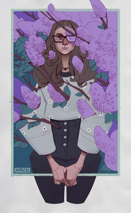 QRT with your flower art Love flowers, I draw them whenever I have no idea what to draw ahah  