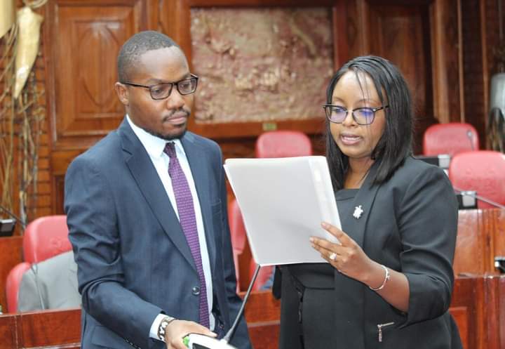 SenMariamOmar's tweet photo. Today, the Senate Lands Committee & @NAssemblyKE Dept. Committee on Environment recommend approval of 3 nominees as members of National Climate Change Council. #ClimateChangeCouncil #ParliamentaryApprovalAct #Environment #climatechange #Kenya @Senate_KE https://t.co/q0NUiOciz8