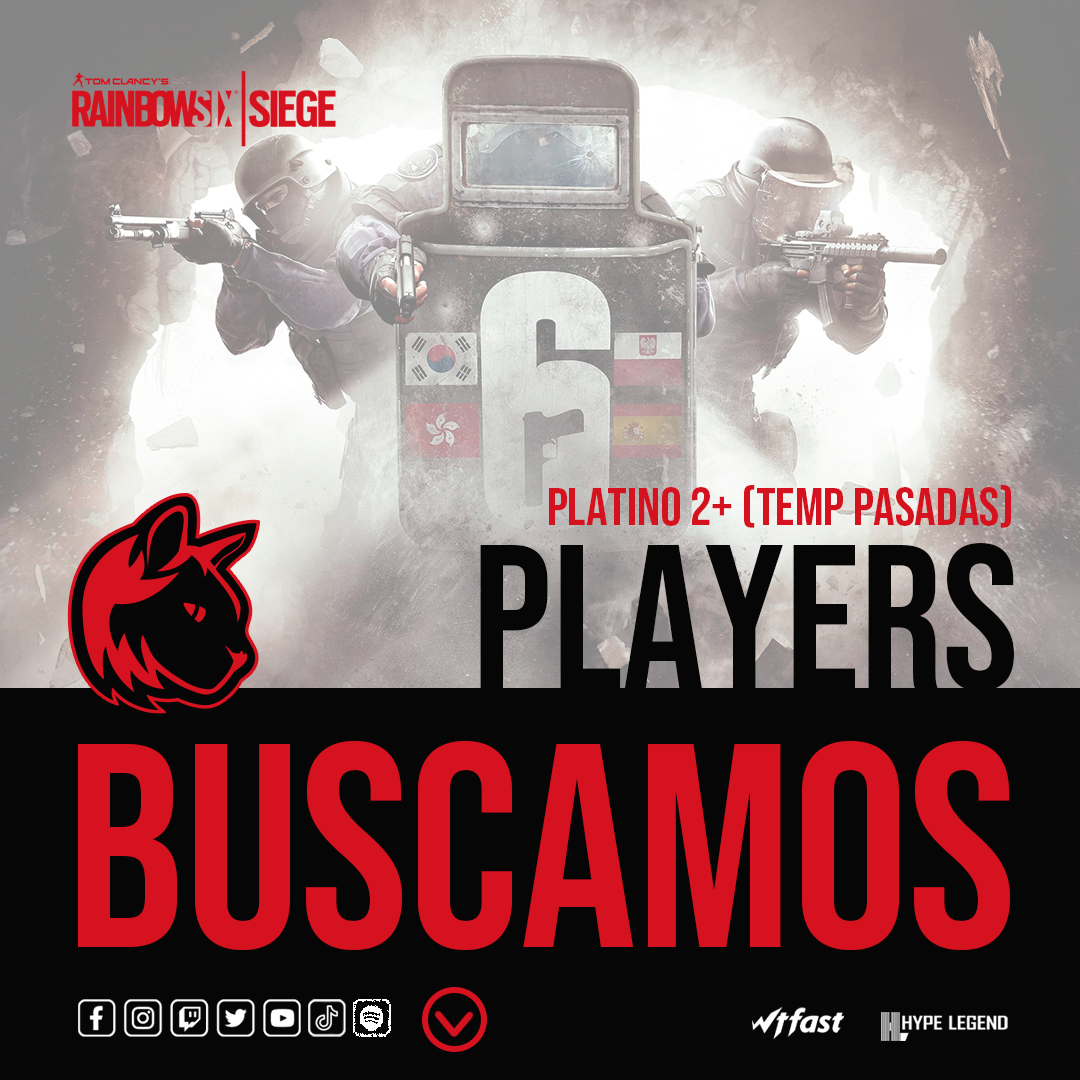 Quieres ser #player de nuestro team de #rainbowsixsiege?👀

Requisitos:
- KD 1.0+
- Platino 2+ (Rango pasado, antes del cambio de rangos)
- Disponibilidad horaria
- 0 toxicidad

Postula en linktr.ee/blackcatsespor…😼Nosotros te contactaremos 😉

#VamosLosMichis <a href="/BusquedaEsports/">Búsqueda Esports</a> 🐾
