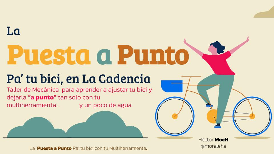 LaCadenciaL's tweet photo. 📣 ATENCIÓN📣

Curso de bicimecánica en #SuLoncheriaAmiga 

PUESTA A PUNTO

Imparte @moralehe 
Duración: 3 horas (sábado de 2 a 5 pm)
Fechas: 
25/03 - 29/04 - 27/05

Costo:$380, incluye una bebida.

Aparta ya tu lugar aquí 👇
https://t.co/IFX5sfXEQc

#LaBiciNosInspira #SLA365X10 https://t.co/OGGIRGkMTB