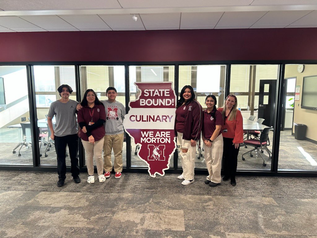Our Culinary department is sending four of our students to STATE! 

A huge congratulations to Anthony Carbajal, Marcelo Oliveros, Isabella Mora, Jasmine Álvarez and Zoey Álvarez. Good luck! 

#mortonpride #orgullomorton #culinary <a href="/mwhs_culinary/">Abby Laskowski</a>