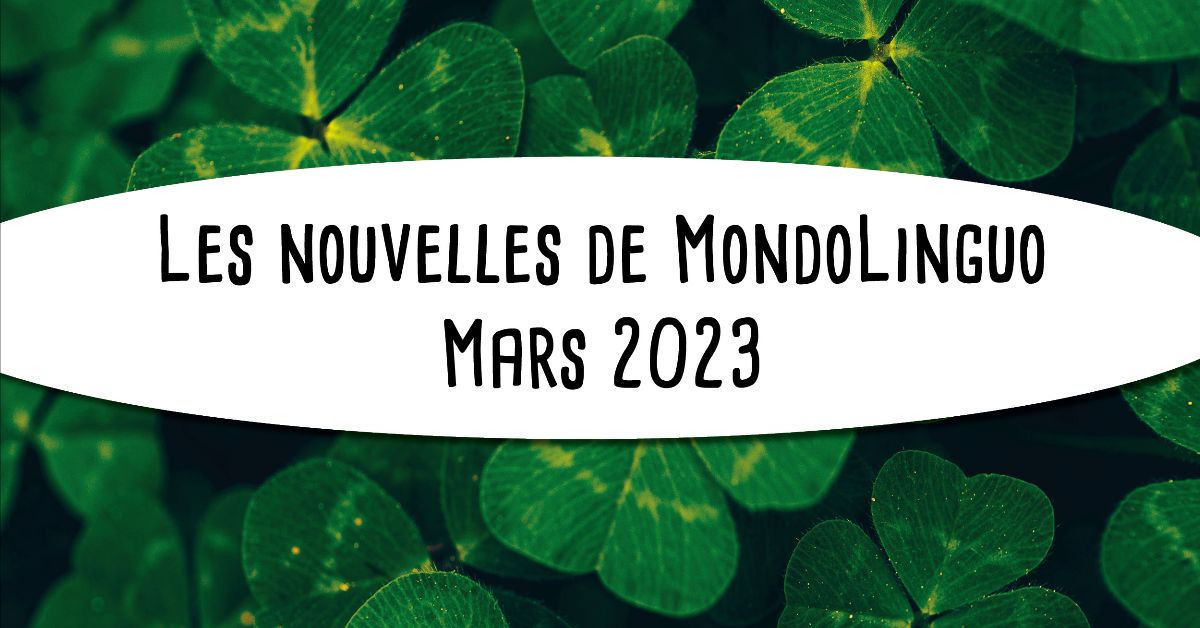 MLinguo's tweet photo. Découvrez toutes les nouveautés de MondoLinguo pour le mois de mars : blog, boutique, Saint-Patrick, calendriers... ! - https://t.co/dBOxAApHTJ https://t.co/aZaoii5Q7G