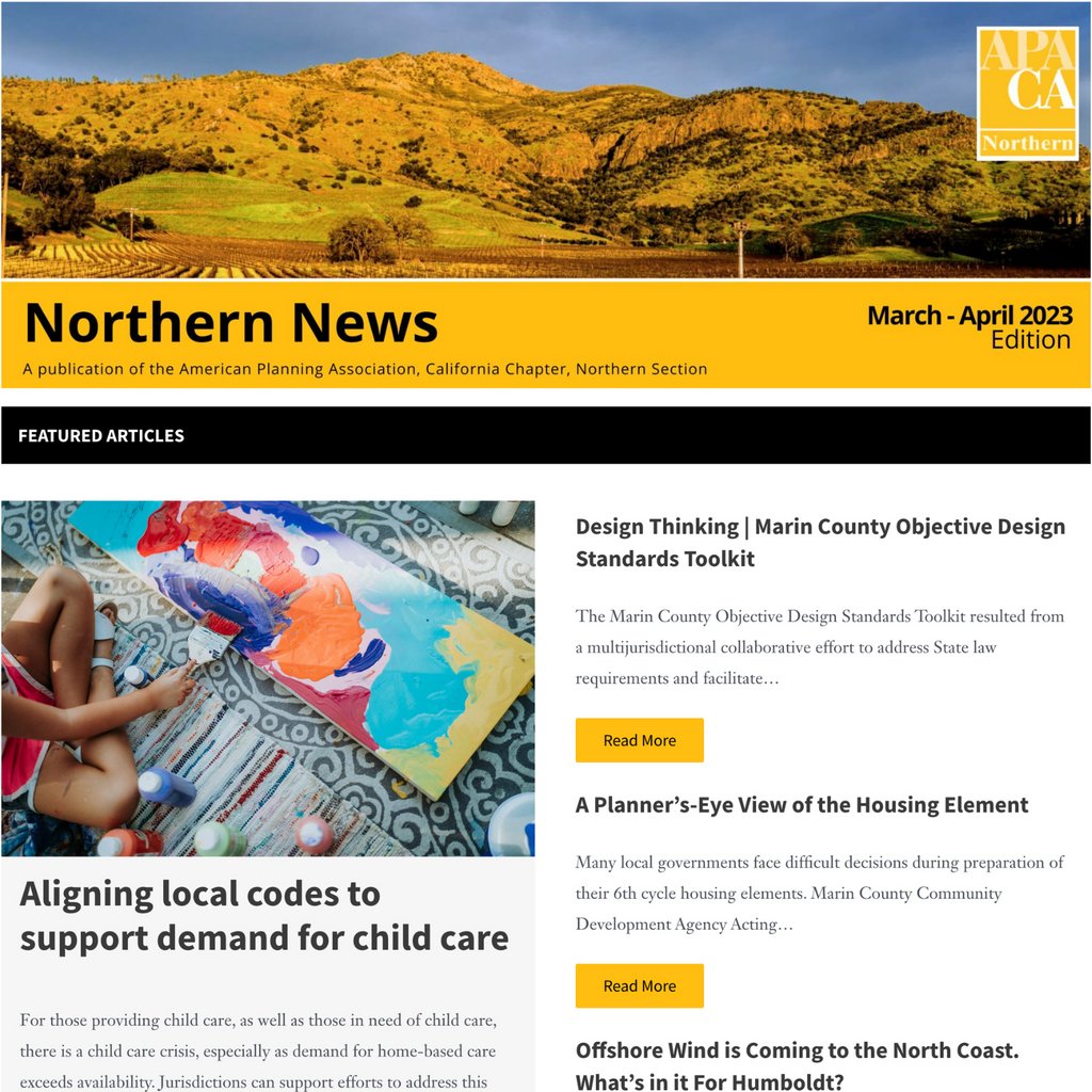 OpticosDesign's tweet image. We&apos;re so pleased to share that the Marin County Objective Design Standards Toolkit is featured in Northern News, a publication of @APA_CANorthern. 

Read the article: norcalapa.org/2023/03/design…

#formbasedcode #Opticos #designstandards #zoningreform