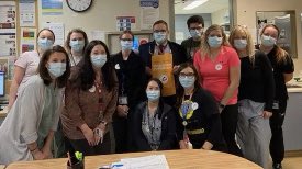 GERAScentre's tweet photo. Today is World #Delirium Awareness Day. Join us in taking steps to prevent #delrium with the amazing geriatric consult & 8 West Medicine teams @HamHealthSci Hamilton General Hospital! Learn more #WDAD2023 at https://t.co/rsU6XSVCQT 🌎 😷 https://t.co/Ahri7LGm4s