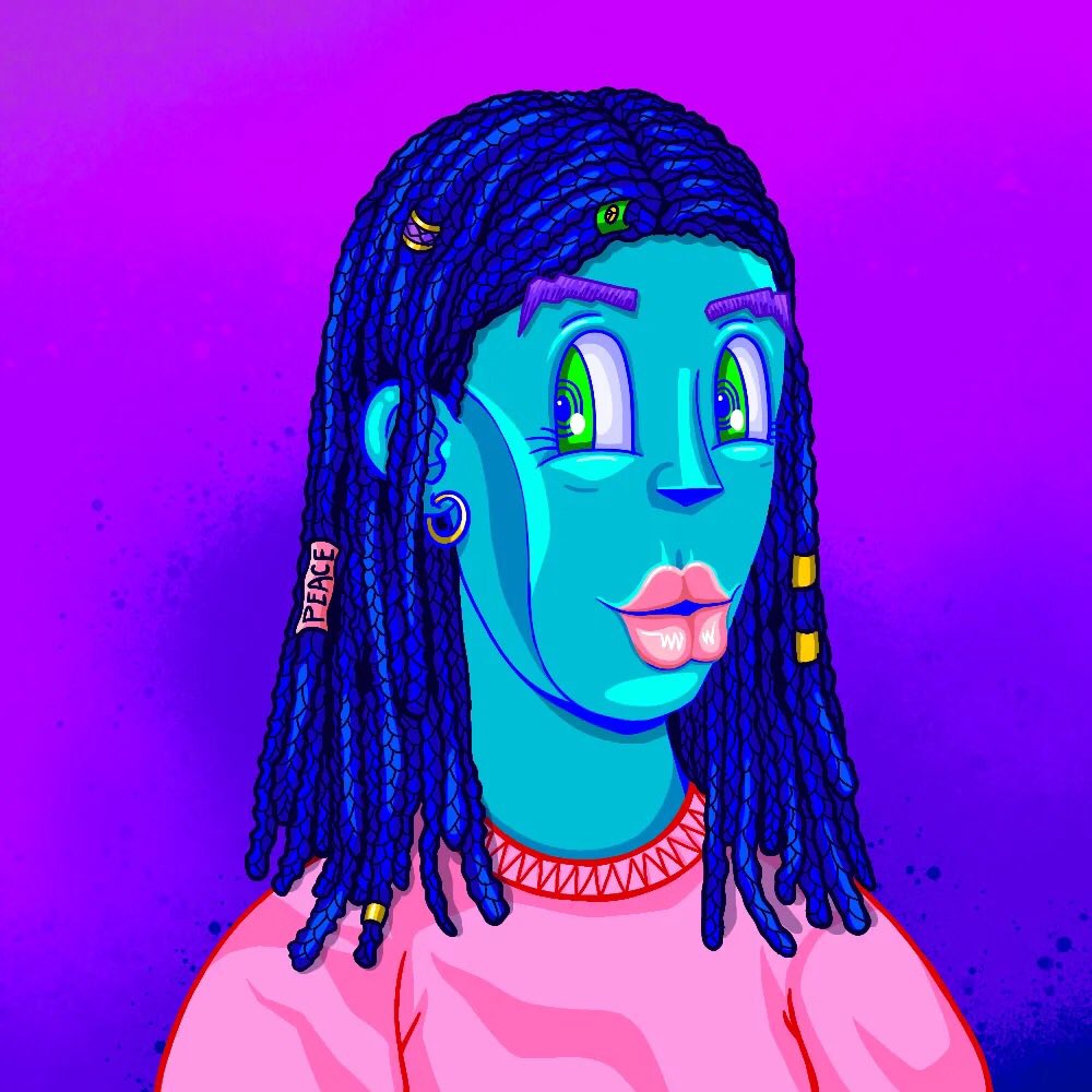 😃 So excited to join the <a href="/RugRadio/">Rug Radio</a> community! Full support to <a href="/farokh/">Farokh 🇮🇷</a> who’s working hard on building in Web3 from day 1 &amp; supporting artists like me who find love &amp; refuge here 💫🫶🏼! The art is incredible !  Thank you <a href="/coryvanlew/">Cory Van Lew</a> for dope art &amp; kudos to incredible talent ❤️