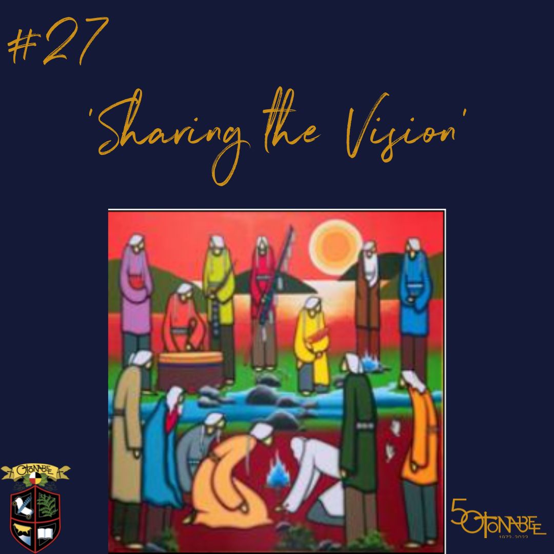 OtonabeeCollege's tweet image. Did you know that Otonabee College hosts a collection of Indigenous art? Look for ‘Sharing the Vision’ by Leland Bell or ‘The Legend of Red Lake’ by Josh Kakegamic. 23 more! @trentuniversity @trent_almuni #otonabeecollege #otonabee50 #TUalumniweekend #50thingsaboutOC #myOCstories
