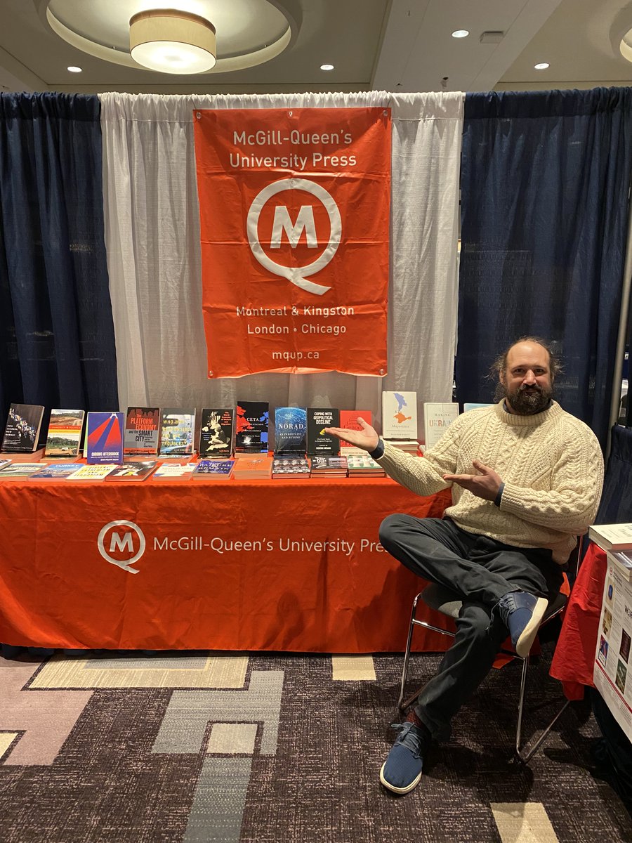 McGillQueensUP's tweet photo. Our booth at #ISA2023 ! https://t.co/VzOg2ssX32