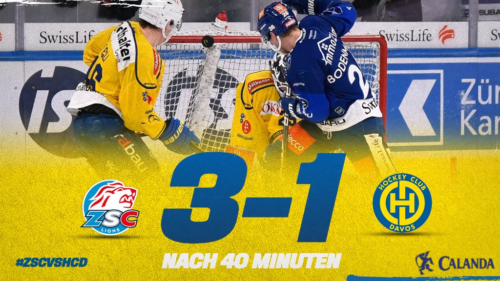 HCD_offiziell's tweet photo. ⏸️ 40' Copy-Paste; wieder ist der #HCD das aktivere Team, wieder gelingt dem Z der Führungstreffer im PP (28.). Doch dieses Mal kann Davos nicht reagieren, im Gegenteil. Noch ein Lions-PP, noch ein Gegentreffer (34.).
20' bleiben für eine Wende.
#ZSCvsHCD 3:1* https://t.co/Y5OcYfmgJF