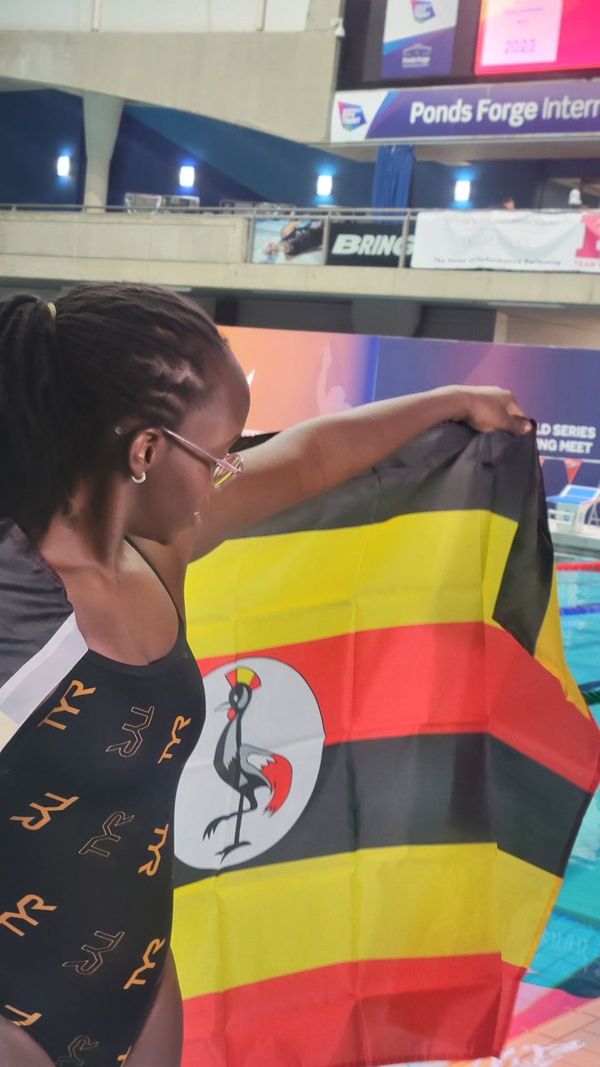 I am at the World Para swimming World Series as the only athlete holding <a href="/GovUganda/">Government of Uganda</a> flag representing my country. For God and My country 🙏 
<a href="/ntvuganda/">NTV UGANDA</a> <a href="/ubctvuganda/">UBC UGANDA</a> <a href="/nbstv/">NBS Television</a> <a href="/DailyMonitor/">Daily Monitor</a> <a href="/newvisionwire/">The New Vision</a> <a href="/BBCWorld/">BBC News (World)</a> <a href="/Parliament_Ug/">Parliament of Uganda</a> <a href="/Educ_SportsUg/">Ministry of Education and Sports - Uganda</a> The road to <a href="/Paris2024/">Paris 2024</a> starts