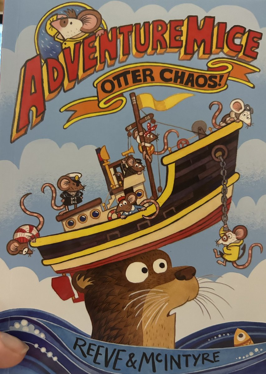 I devoured this like an otter chomping croutons! (Will make sense when you read the book) Every word, every whisker has been told/ drawn to perfection. I’m already looking forward to the next #Adventuremice adventure ! 🐭 ⛴️ 🥰 @philipreeve1 @jabberworks @DFB_storyhouse