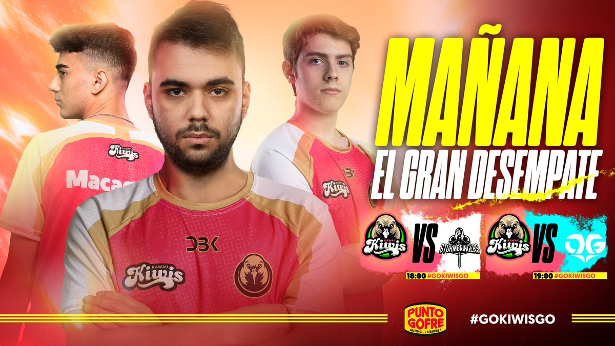 Saquen las palomitas de la despensa que mañana se viene día movidito, nos jugamos la primera posición (otra vez) de la fase regular

⏰18:00
🆚@StormBringersGG

⏰19:00
🆚<a href="/GamingOxygen/">Oxygen Gaming</a>

#GoKiwisGo🐦🥝