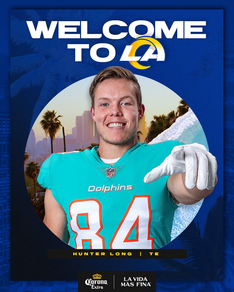 RamsNFL's tweet photo. Welcome to LA, @HunterLong! 👏 https://t.co/CrXBSstUMQ