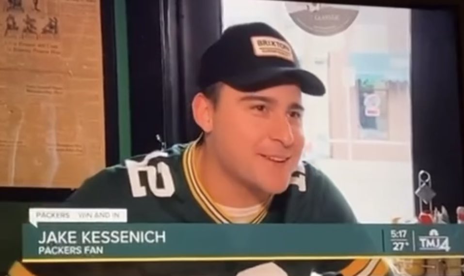 It’s a tough day to be a Jake Kessenich…
#ThankYew12 #GoPackGo #JETS #AarhimRodgers #immunized #GBGOAT #discountdoublecheck #Love #Darkness #🤟🏼 #