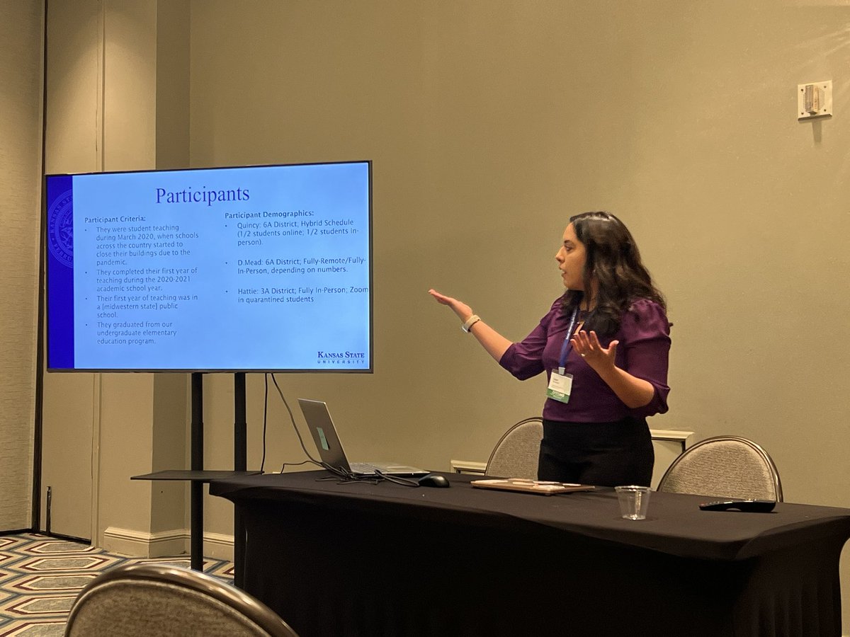 mallon3's tweet image. The @KSUCollegeofEd is so lucky to have amazing leaders like Eileen Wertzberger! So much to relate to when thinking about teaching through the pandemic!  #SITE23