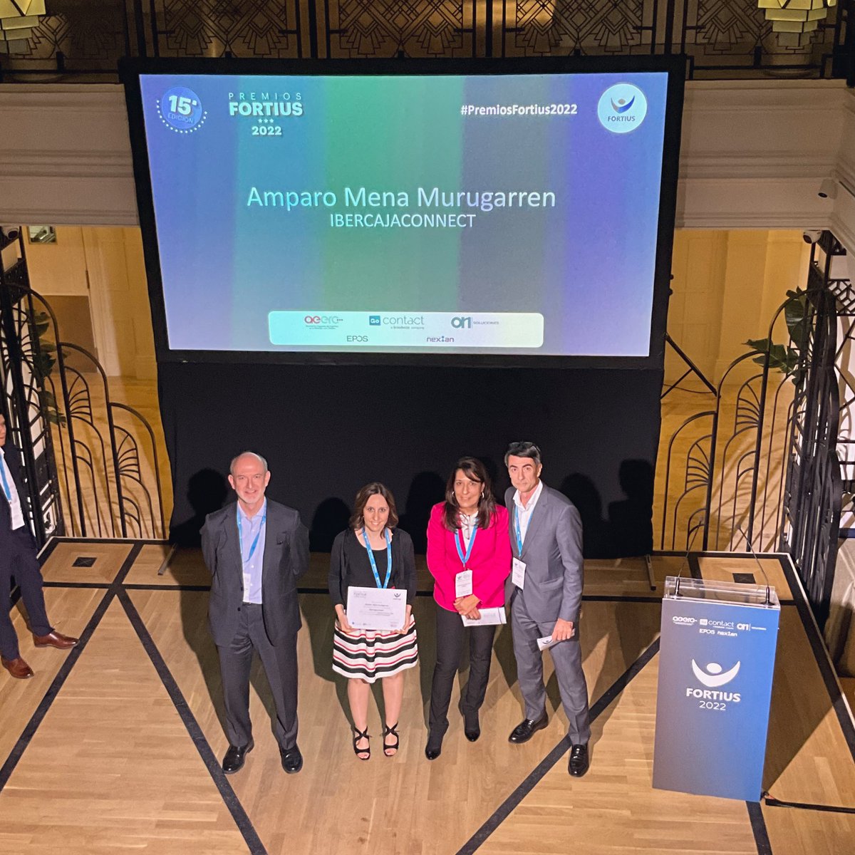 PremiosFortius's tweet photo. Los finalistas a Mejor Supervisor son: 
🎆 Erick Alejandro Albakian @intelcia_spain 
🎆 Amparo Mena @ibercaja connect
🎆 Ana María Méndez @Webhelp_Global
🎆 Julia Yoldi @HELPHONE Servicios Informáticos

#PremiosFortius2022 https://t.co/IwqtqapQ1Z