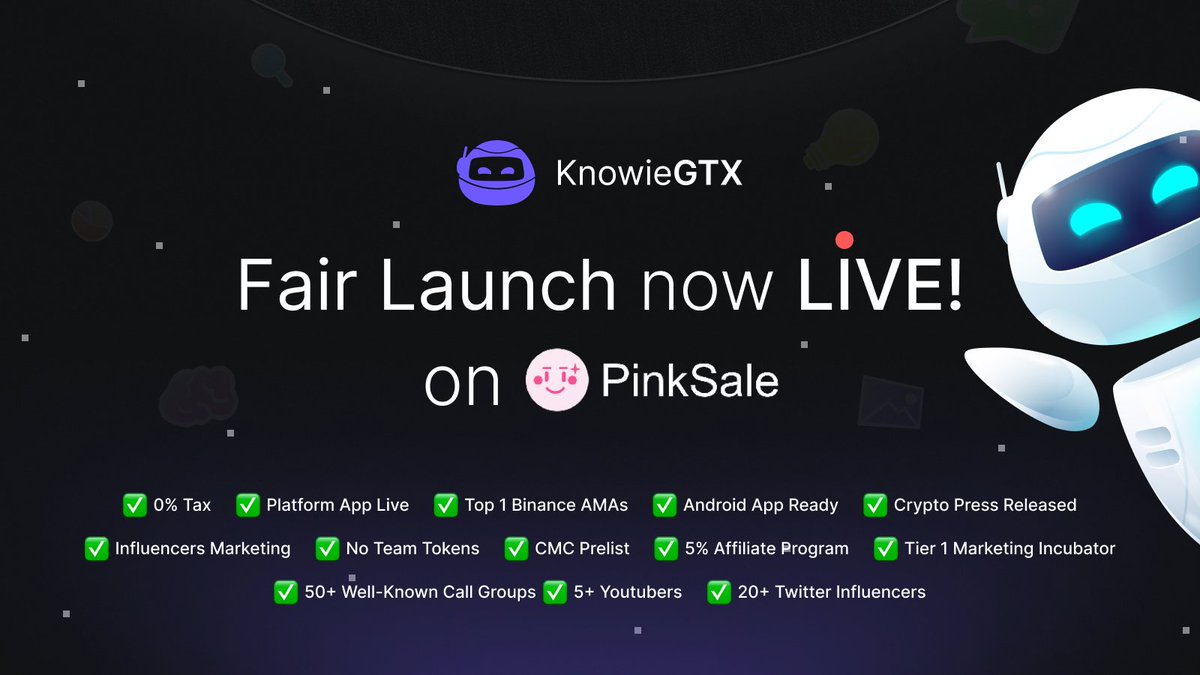 Fair Launch just started! Softcap almost filled! ✅

Fair Launch: pinksale.finance/launchpad/0xBa…