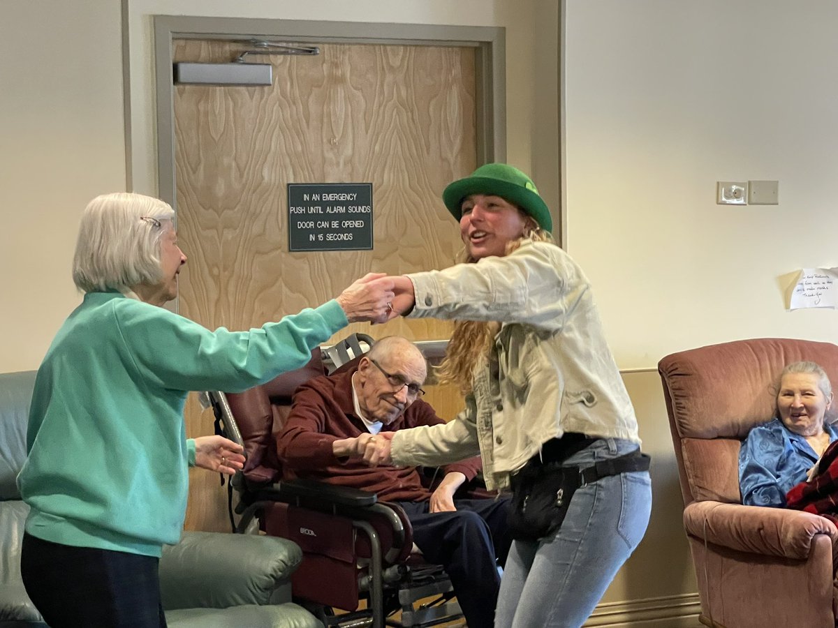 ShearerMadi's tweet photo. Just wanted to share this sweet moment that was captured between my grandparents and I… I don’t know the last time that my grandma has danced but she was up and movin around with a big smile on her face and my grandpa can’t stand but his heart was happy and full❤️ https://t.co/ieoYtn4tAV