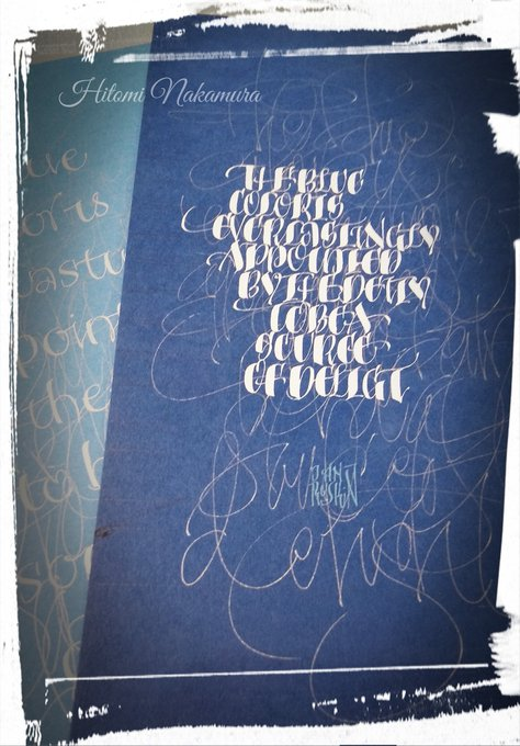 HNCalligraphy's tweet photo. 📝2023年度特別講座 Pointed Pen Variations
以下のクラスにて、新規募集中です🎶
✅第2土PM1:30~3:30
✅第3木PM1:30~3:30
#日本カリグラフィースクール
#カリグラフィ
#PointedPenVariations
#HandLettering
https://t.co/sW4uNA11GT https://t.co/3vyZdPylic